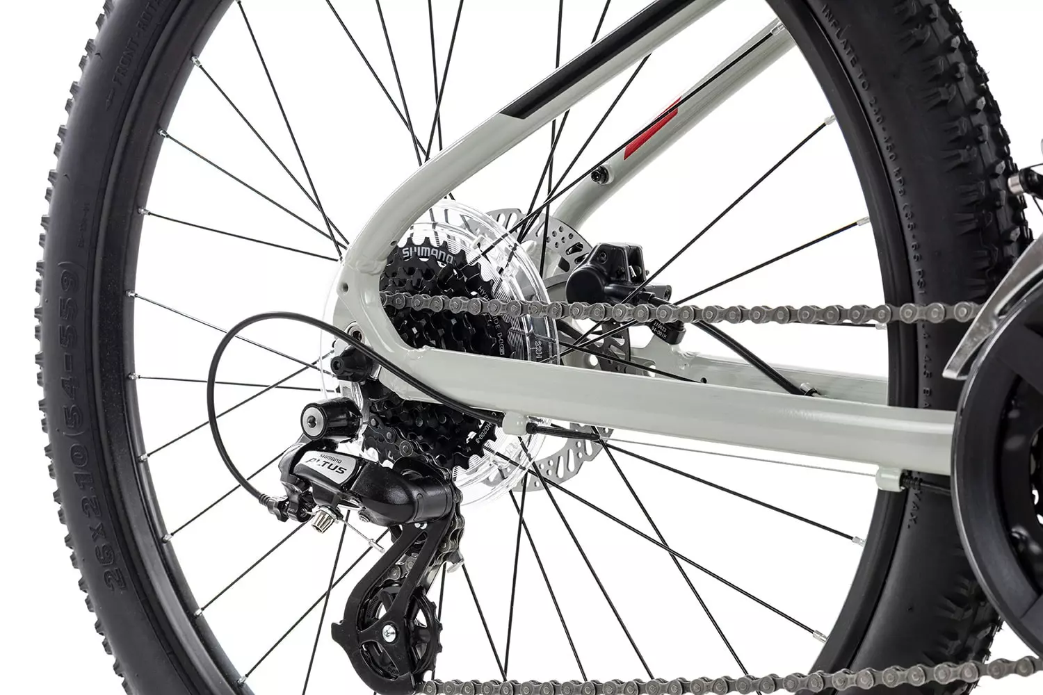 Axess STIPE PRO 26 2022 | 13 Zoll | Grey/black/red | 26 Zoll 4 Axess STIPE PRO 26 2022 | 13 Zoll | Grey/black/red | 26 Zoll – Bild 2