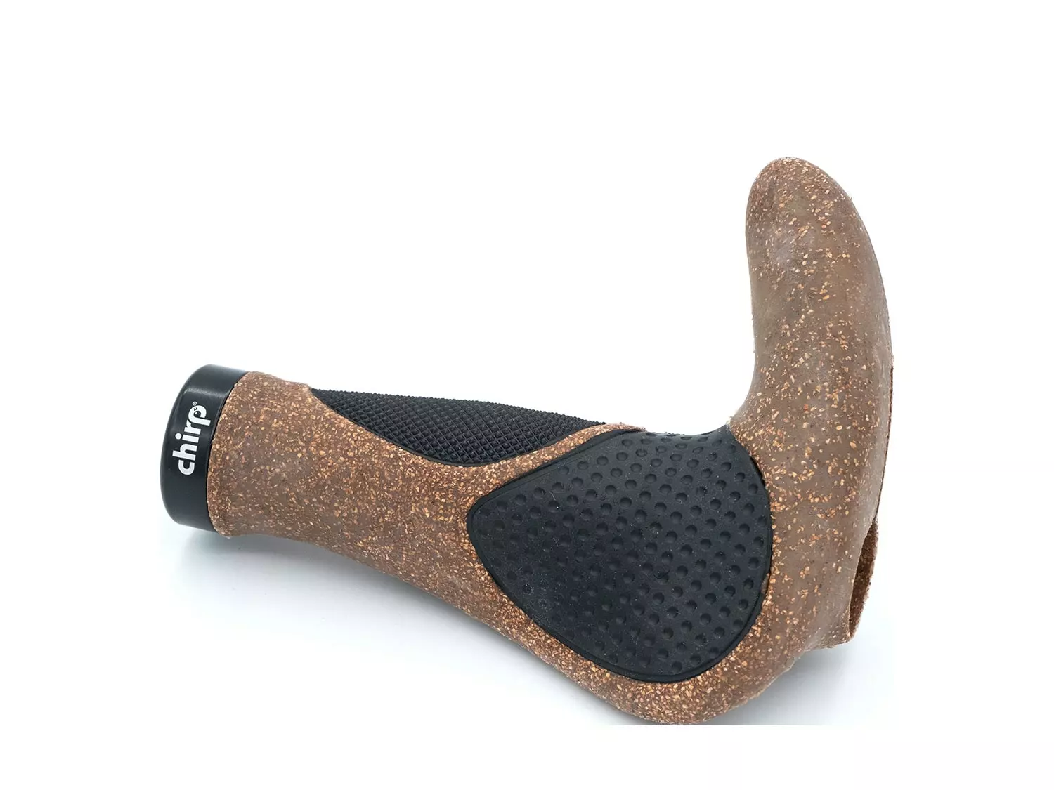 Chirp Ergo Multi Touring Kork Griffe Mit Bar Ends | Braun Schwarz 4 Chirp Ergo Multi Touring Kork Griffe Mit Bar Ends | Braun Schwarz – Bild 2