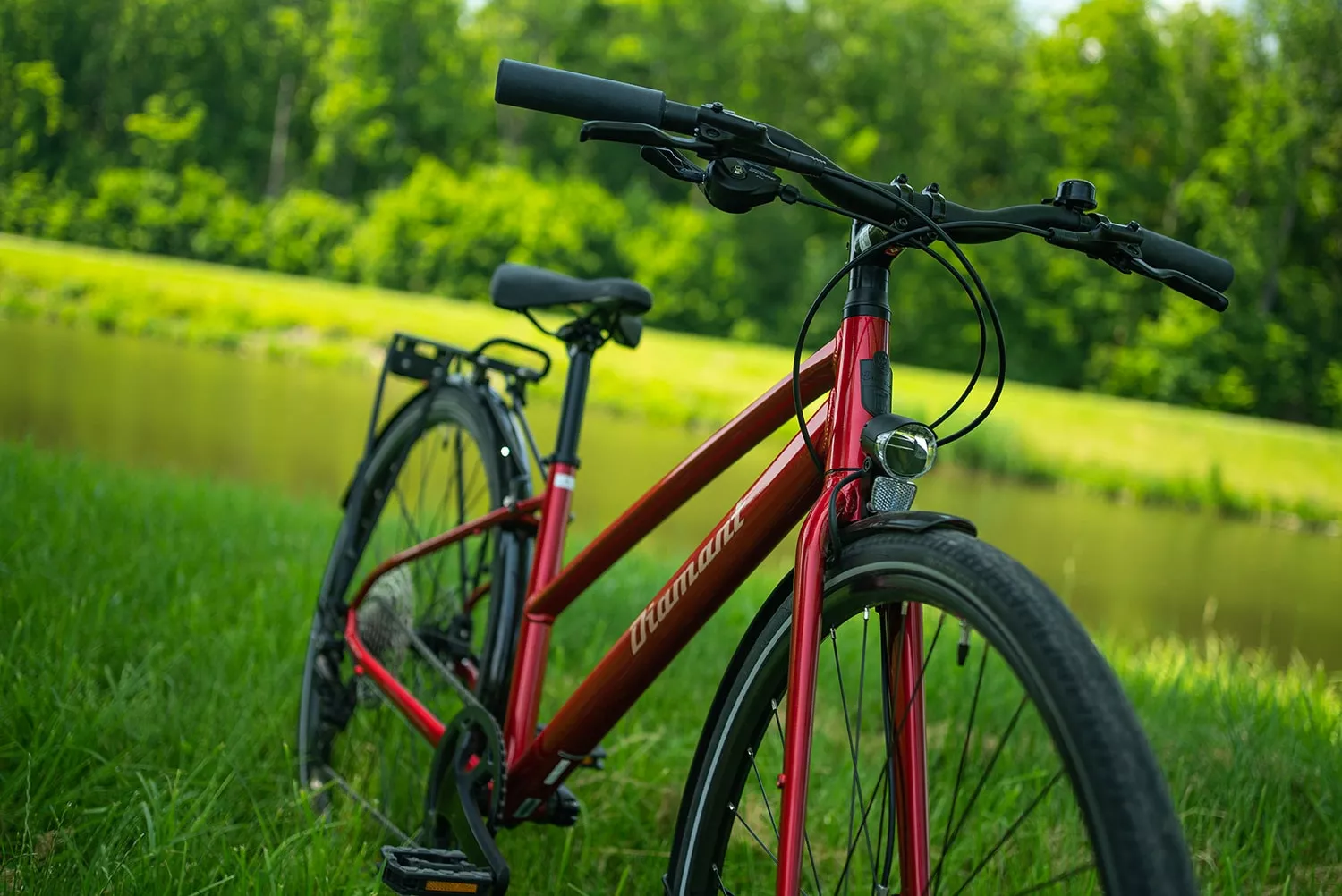 Diamant Rubin Legere Trapez 2022 | 55 Cm | Aventurinrot Metallic | 28 Zoll 6 Diamant Rubin Legere Trapez 2022 | 55 Cm | Aventurinrot Metallic | 28 Zoll – Bild 4