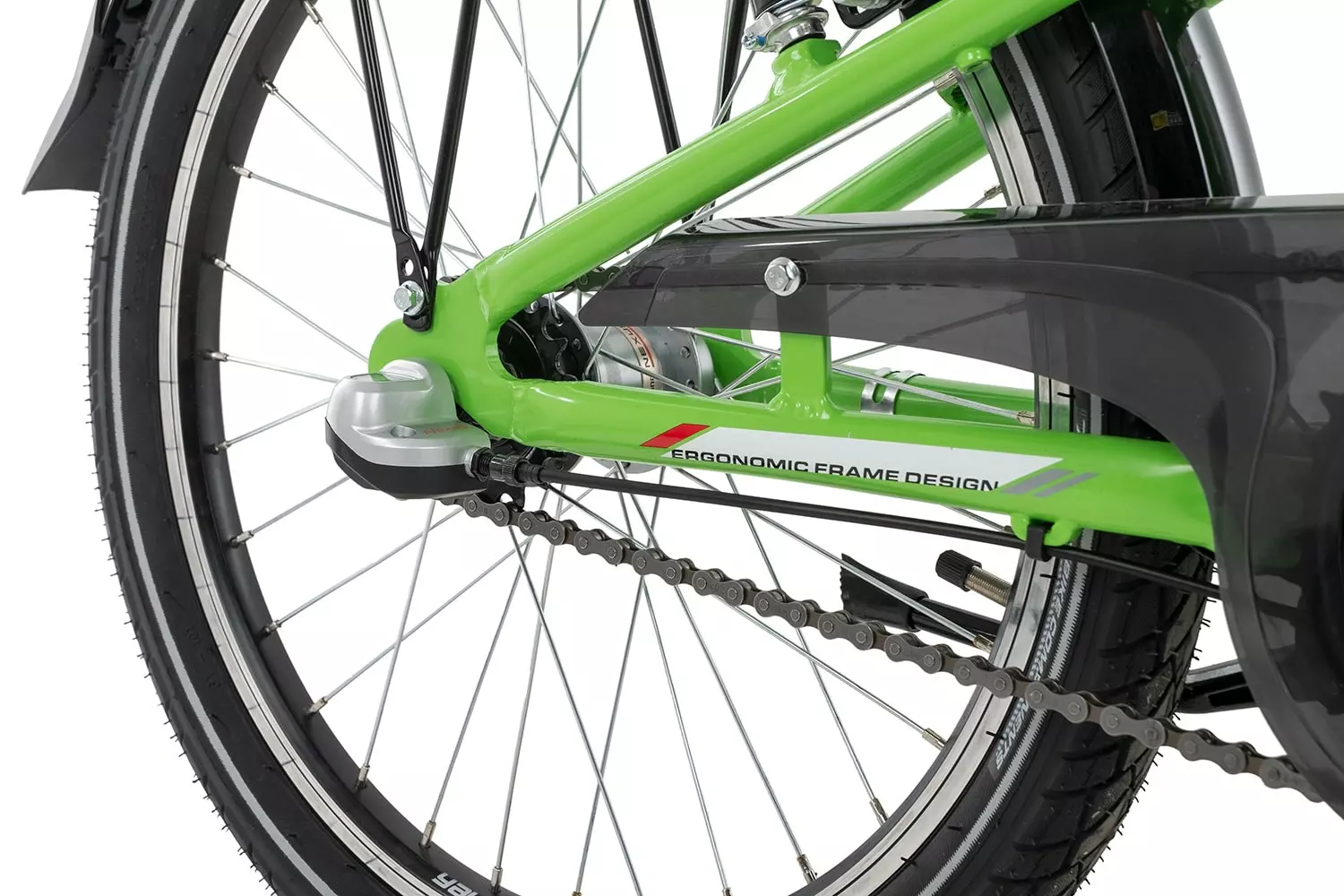 Puky CYKE 20-3 Alu Light | 28 Cm | Kiwi | 20 Zoll 4 Puky CYKE 20-3 Alu Light | 28 Cm | Kiwi | 20 Zoll – Bild 2