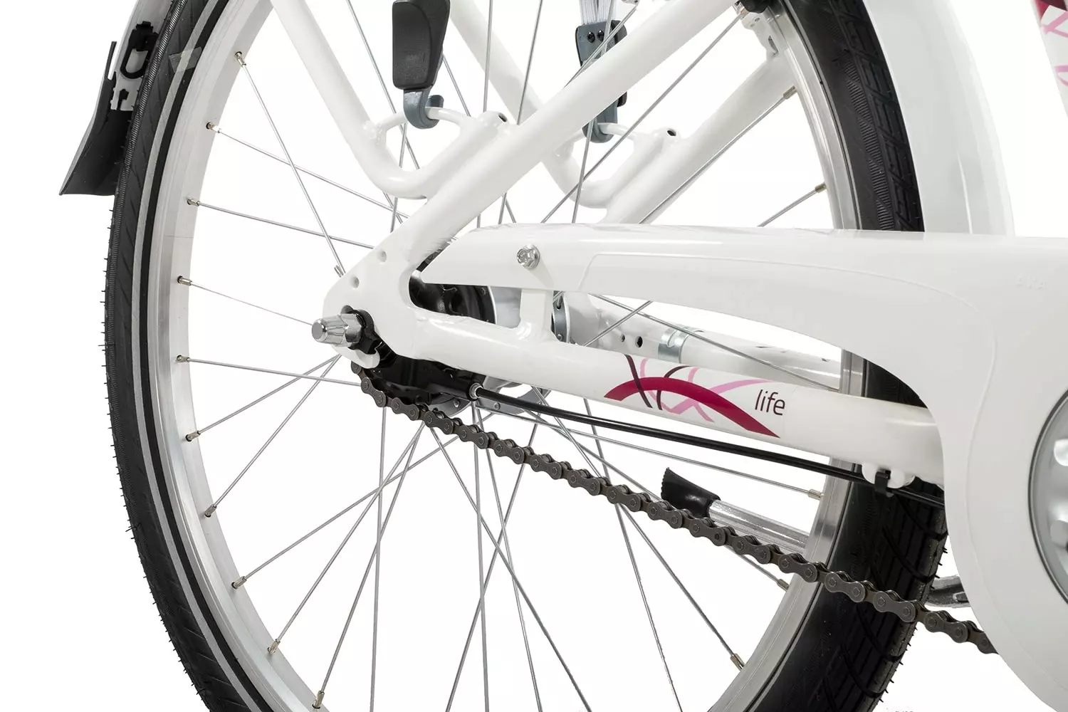 Puky Skyride 24-7 Alu Light | 35 Cm | Weiss | 24 Zoll 4 Puky Skyride 24-7 Alu Light | 35 Cm | Weiss | 24 Zoll – Bild 2