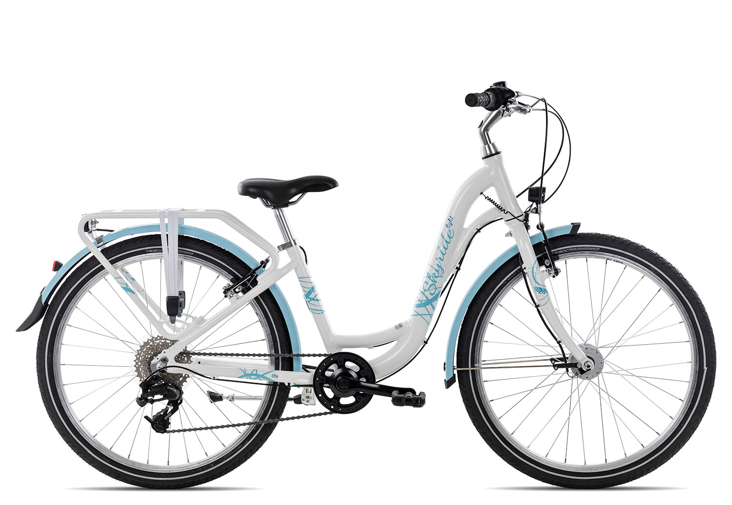 Puky SKYRIDE 24-8 Alu Light S-Ride | Unisize | Weiss | 24 Zoll 3 Puky SKYRIDE 24-8 Alu Light S-Ride | Unisize | Weiss | 24 Zoll