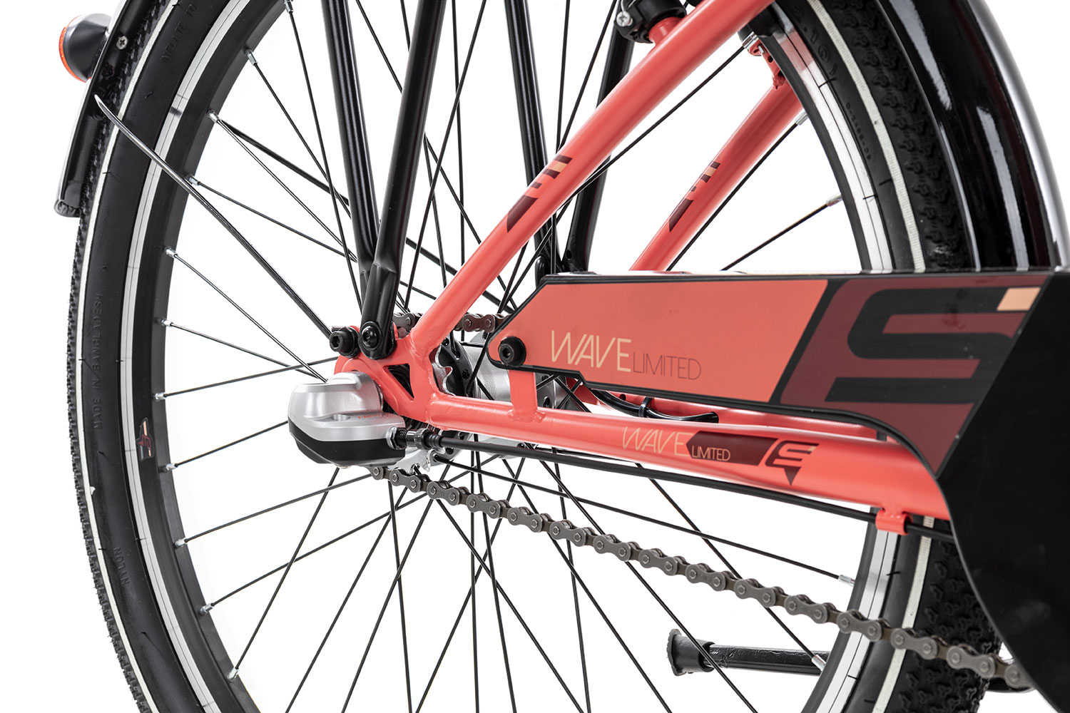 SCool Wave Steel LTD 24-3 | 38 Cm | Coral/wine | 24 Zoll 4 SCool Wave Steel LTD 24-3 | 38 Cm | Coral/wine | 24 Zoll – Bild 2